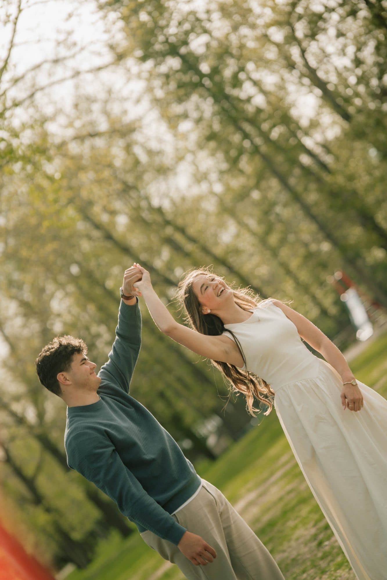 Dancing in the park